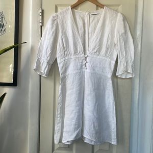 Simi linen dress by Reformation